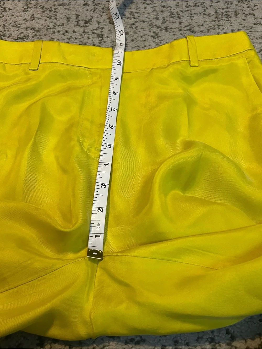 J. Crew Mustard Yellow Tapered Trouser Pants Size 2